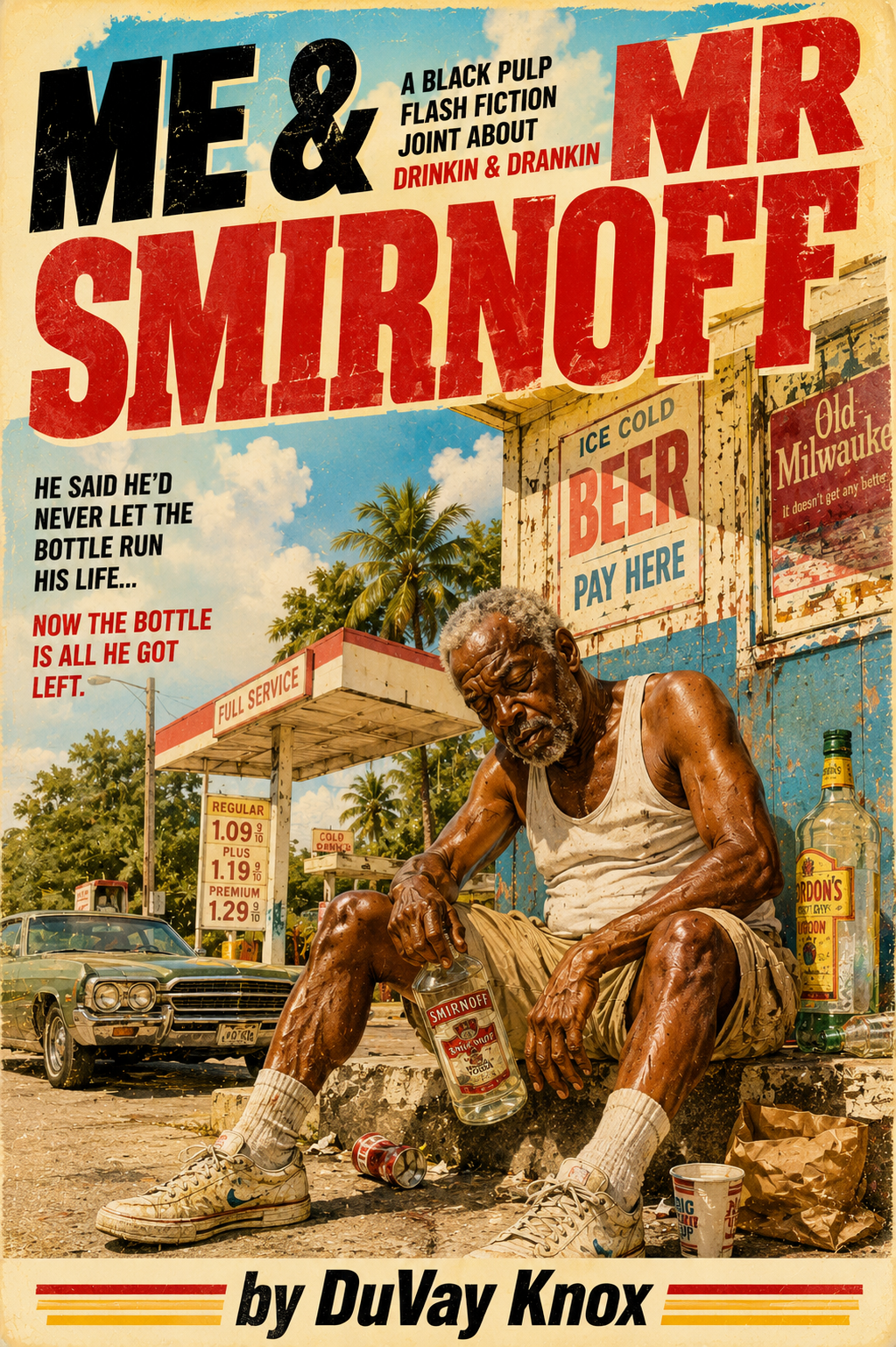 ME and MR SMIRNOFF: a black pulp flash fiction joint about Drinking and Dranking by DuVay Knox
