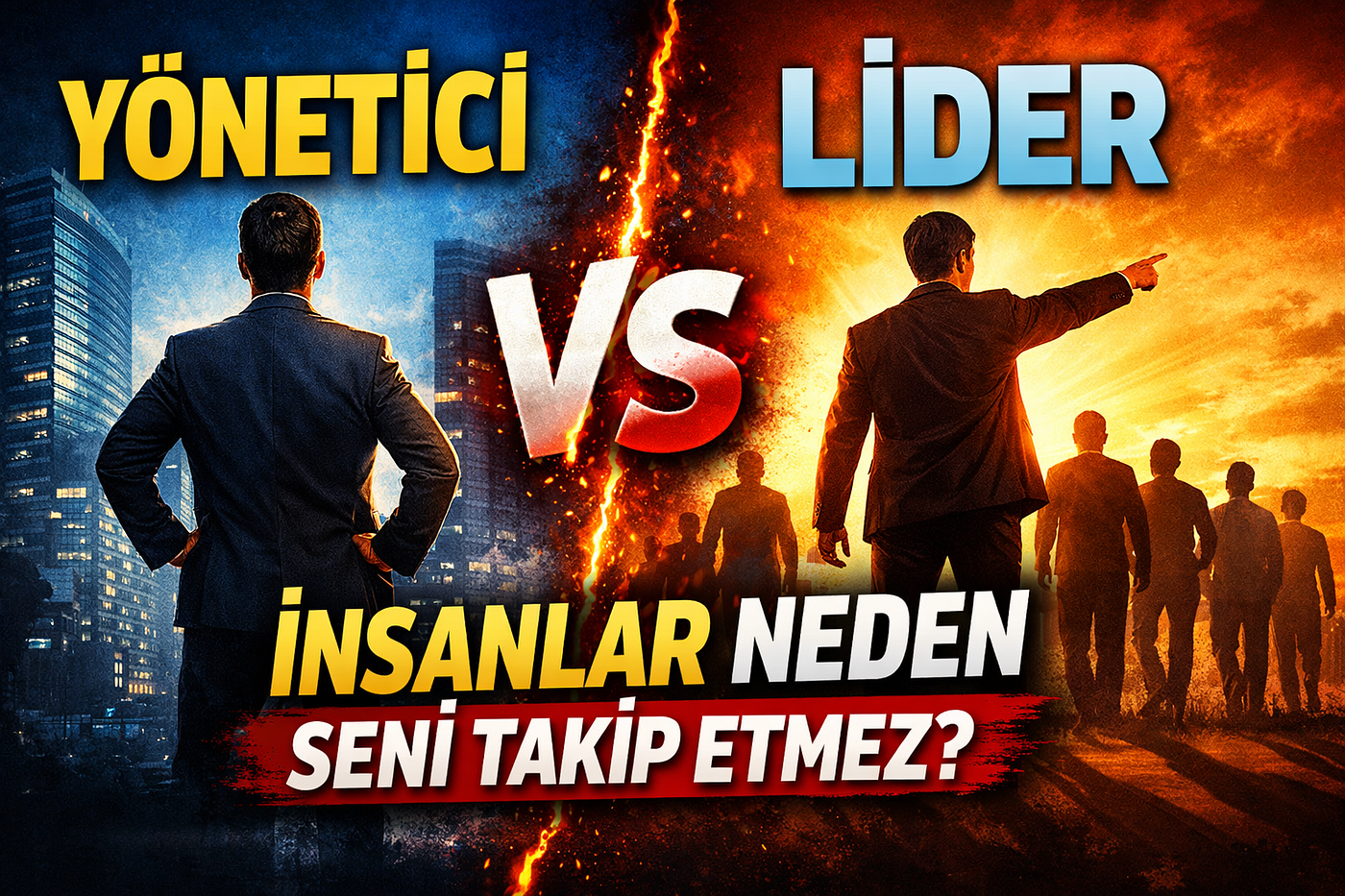 Yönetici olmak kolay, lider olmak zor: İnsanlar neden seni takip etmeli?