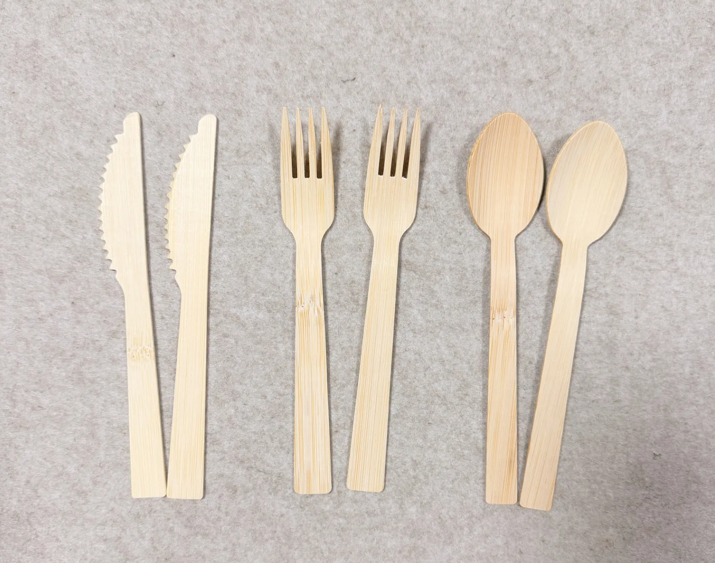 Wooden Cutlery Forks Spoons Knives — Bioleader Wooden Utensils