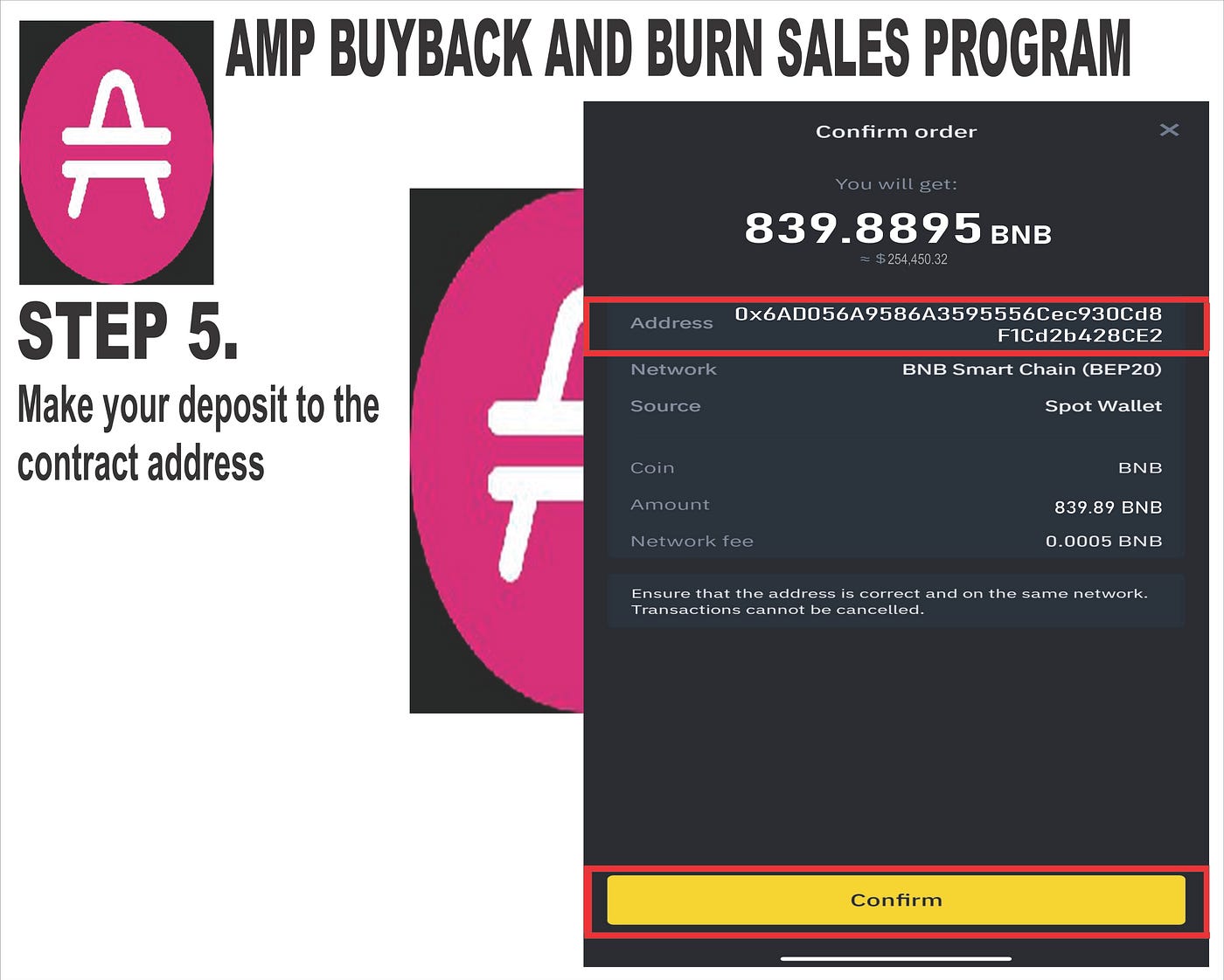 AMP BUYBACK AND BURN SALES PROGRAM | by AMP | Medium