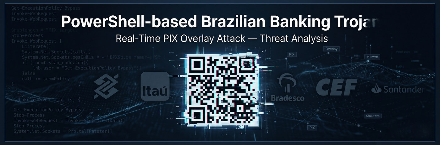 PowerShell-based Brazilian Banking Trojan with Real-Time PIX Overlay Capability