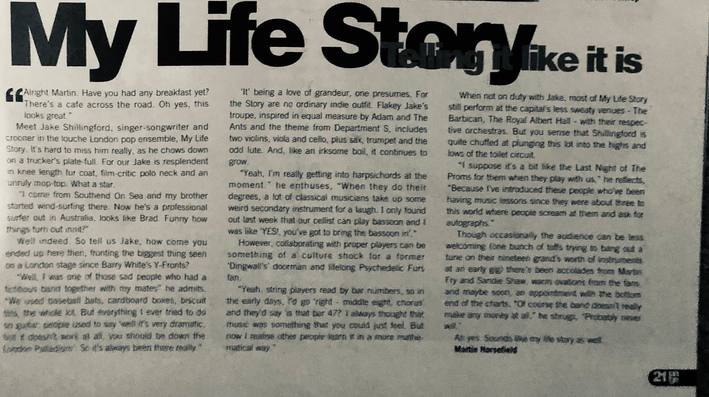 My Life Story interview, March 1995