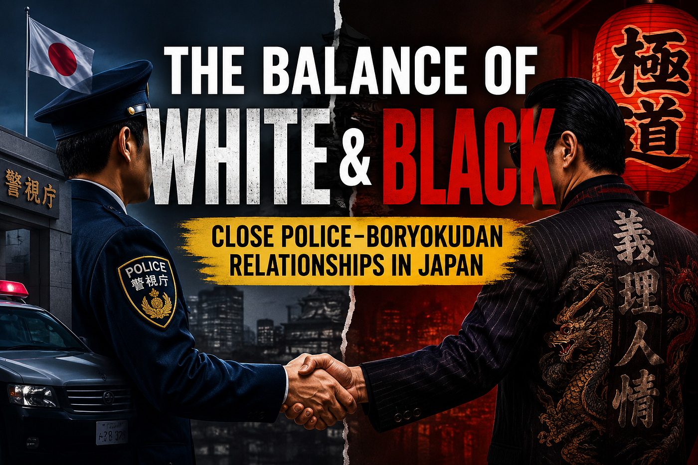 The Balance of White and Black: Close Police–Boryokudan Relationships in Japan
