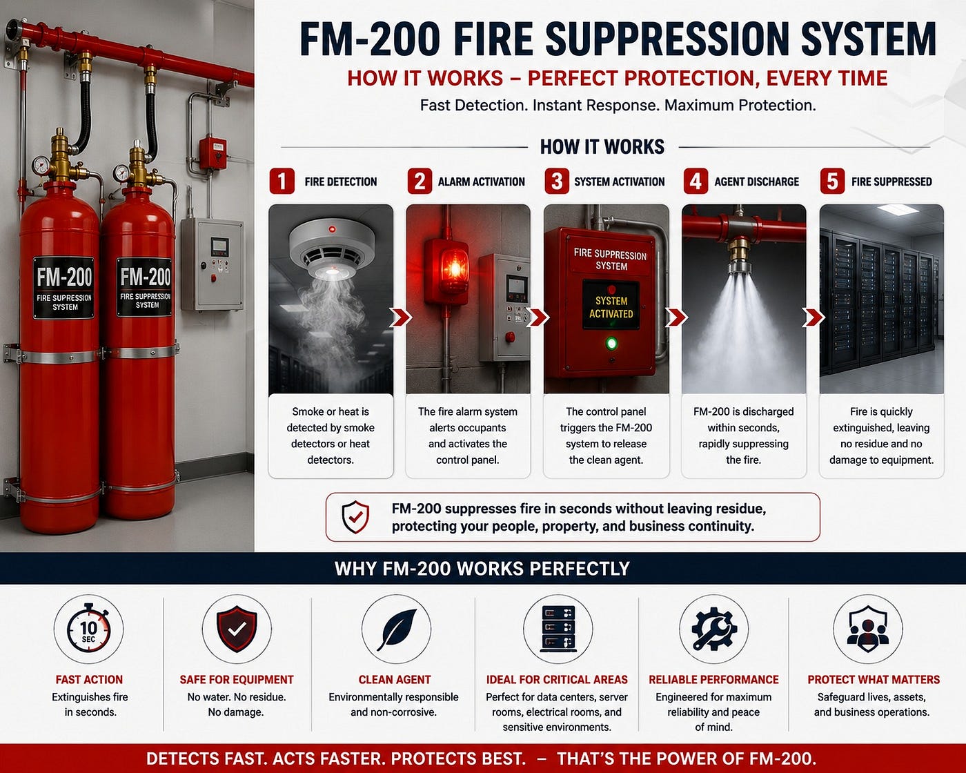 🔥 FM-200 Fire Suppression: A Smart Investment for Business Safety