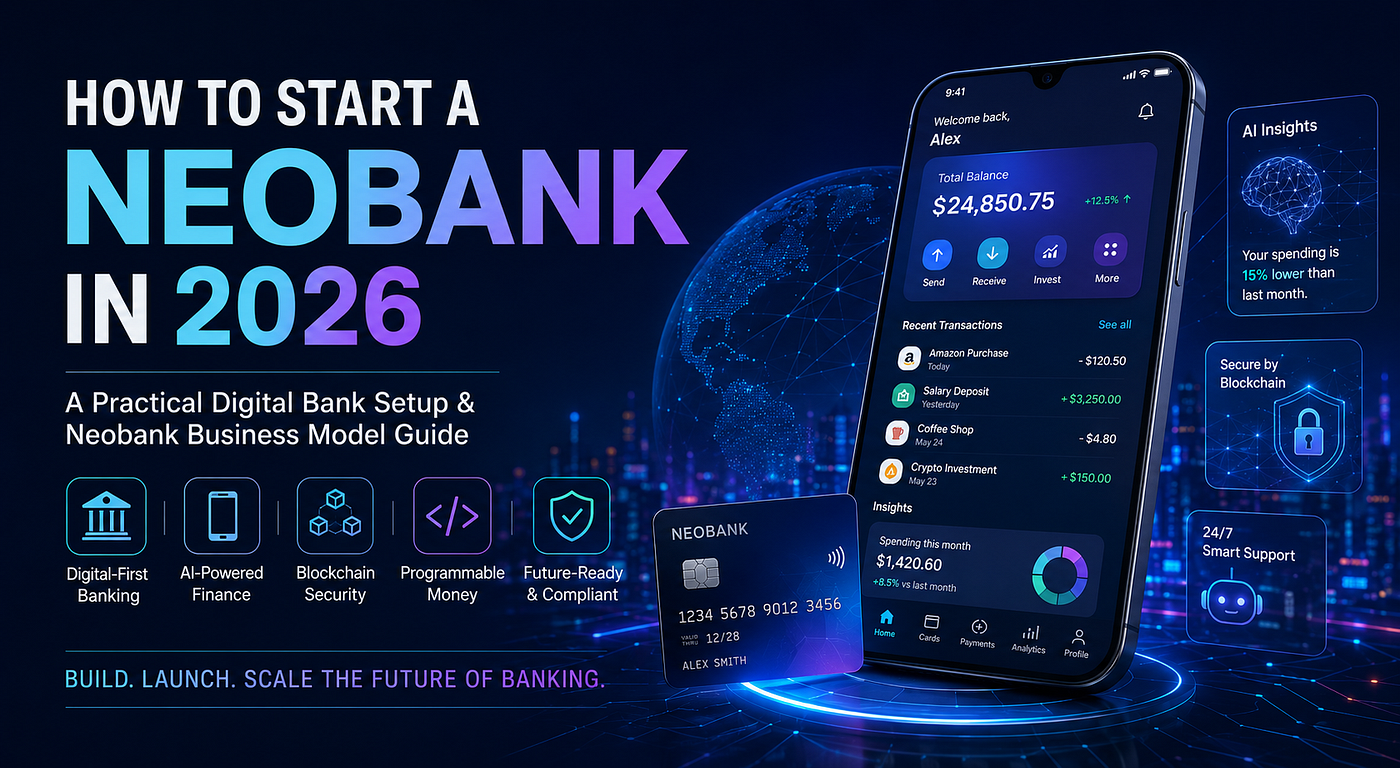 Launching a Future-Ready Neobank in 2026: Strategy, Tech & Business Blueprint