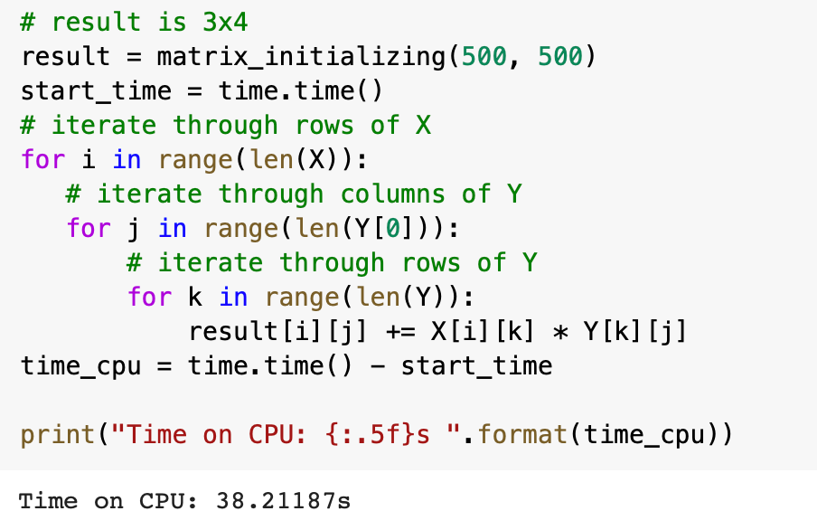 Matrix multiplication in Python. We often encounter data arranged into… |  by Anna Scott | Analytics Vidhya | Medium