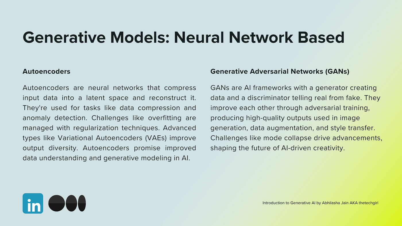Generative AI with Neural Networks | by Abhilasha Jain | Cubed