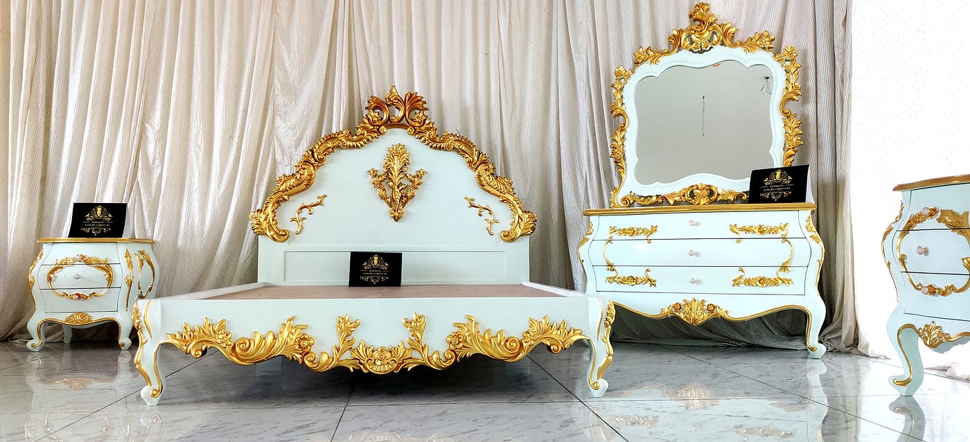Bespoke Italian Style Carving Designer Furniture in India by