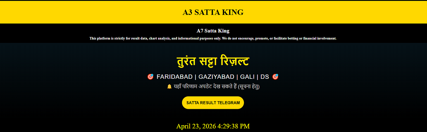 How to Check A7 Satta Results Online: A Simple Guide for Quick Updates