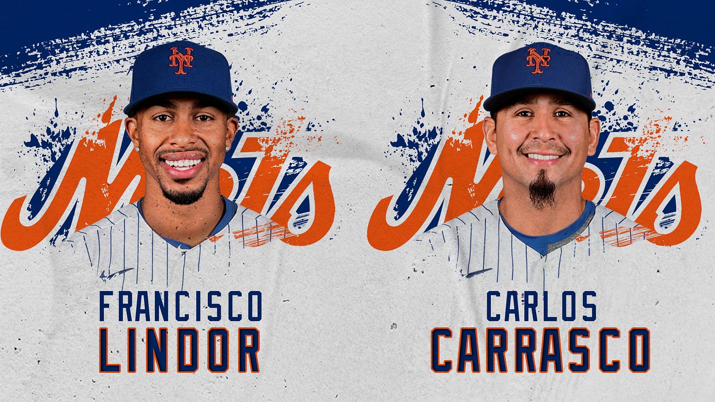 METS ACQUIRE FOUR-TIME ALL-STAR FRANCISCO LINDOR & RHP CARLOS CARRASCO FROM  CLEVELAND, by New York Mets