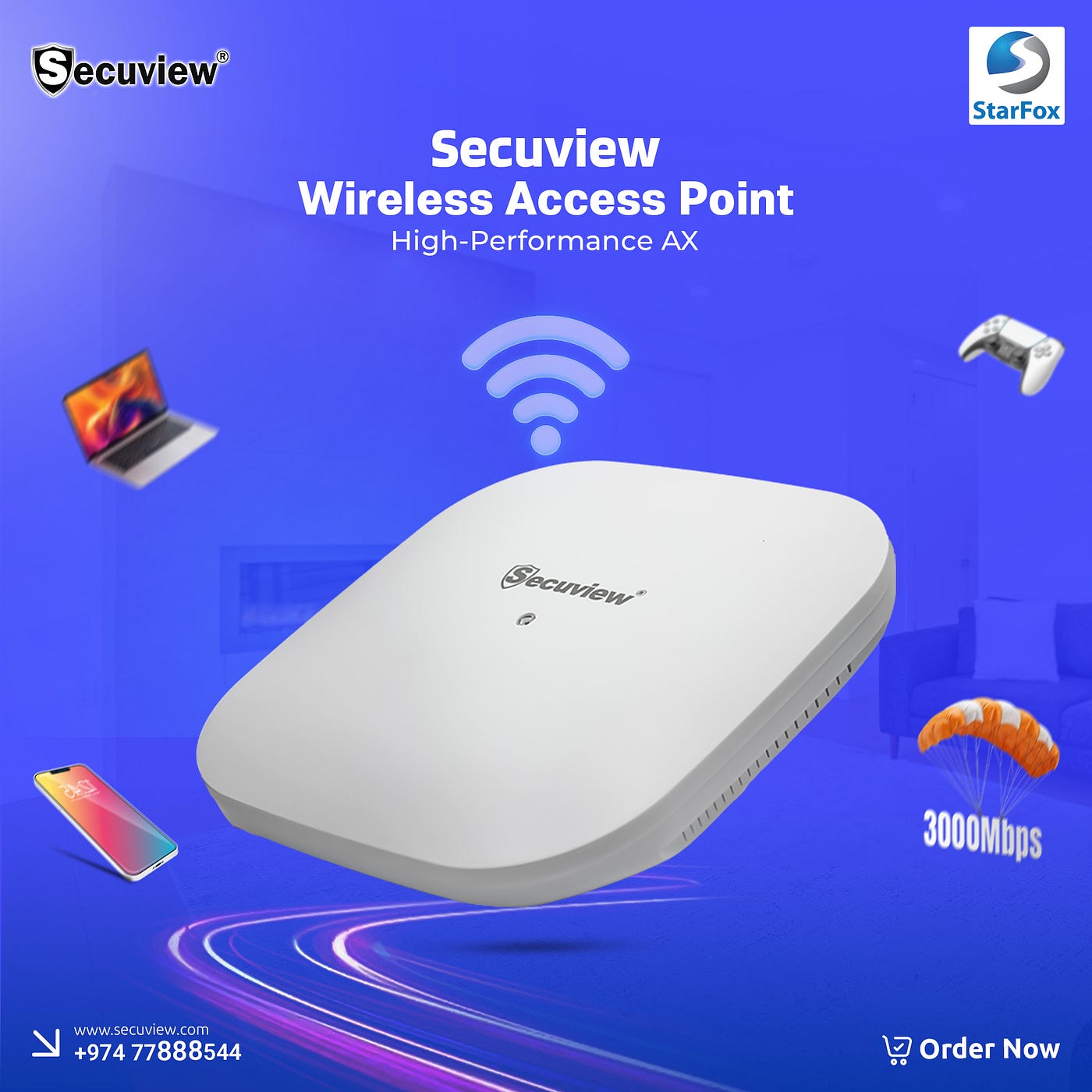 Beyond Speed: Transforming Connectivity with the Secuview AX3000 Wi-Fi 6 Access Point