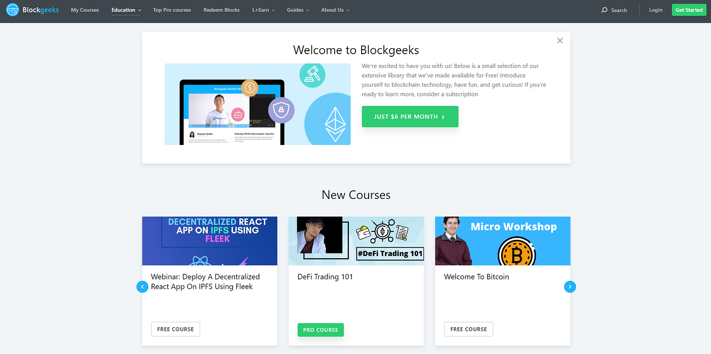 Four E-Learning Platforms for Your Cryptocurrency Knowledge | by Melissa  Mesias | SparkPoint | Medium
