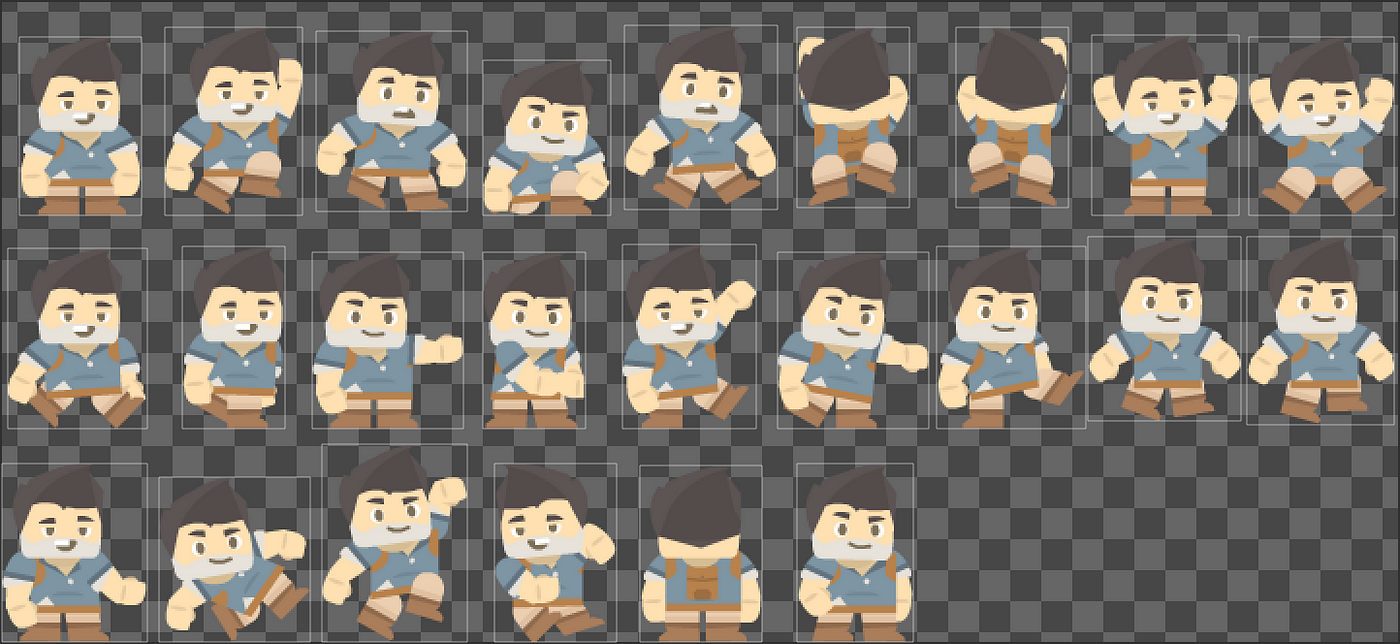 2D Minecraft sprite pack