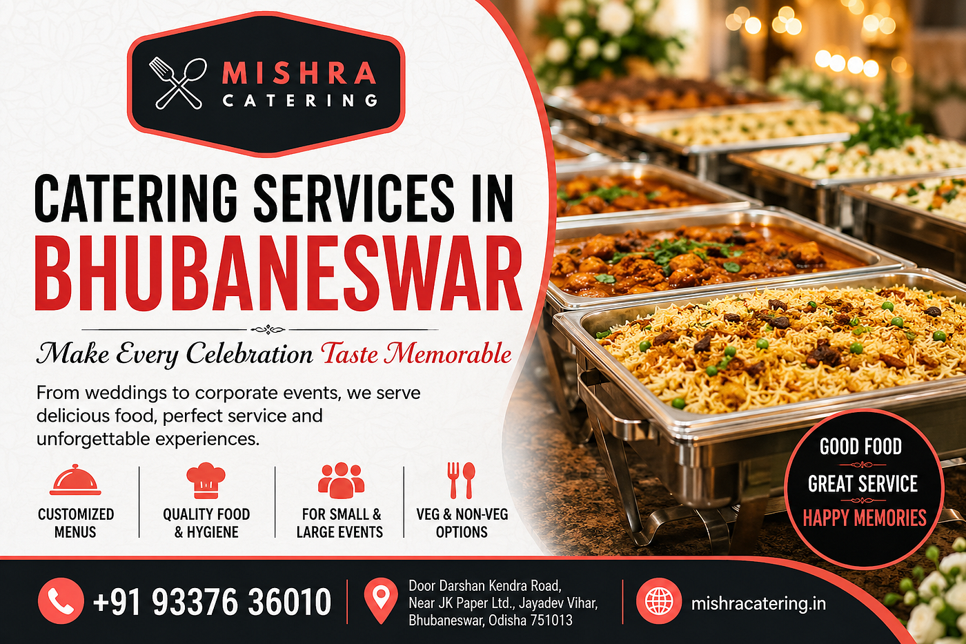 Catering Services in Bhubaneswar: Make Every Celebration Taste Memorable