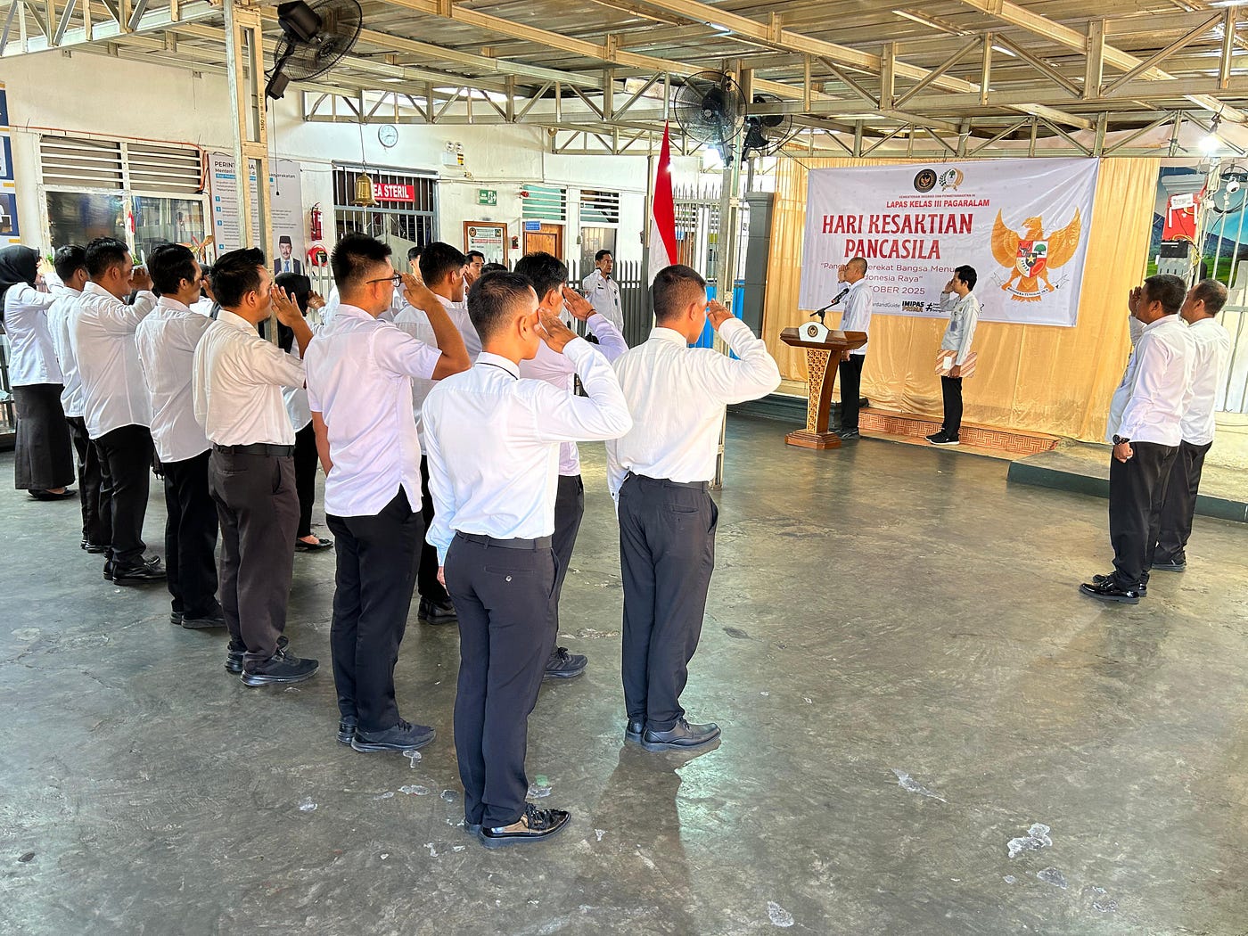Lapas Pagar Alam: Hari Kesaktian Pancasila Jadi Momentum Perkuat Persatuan