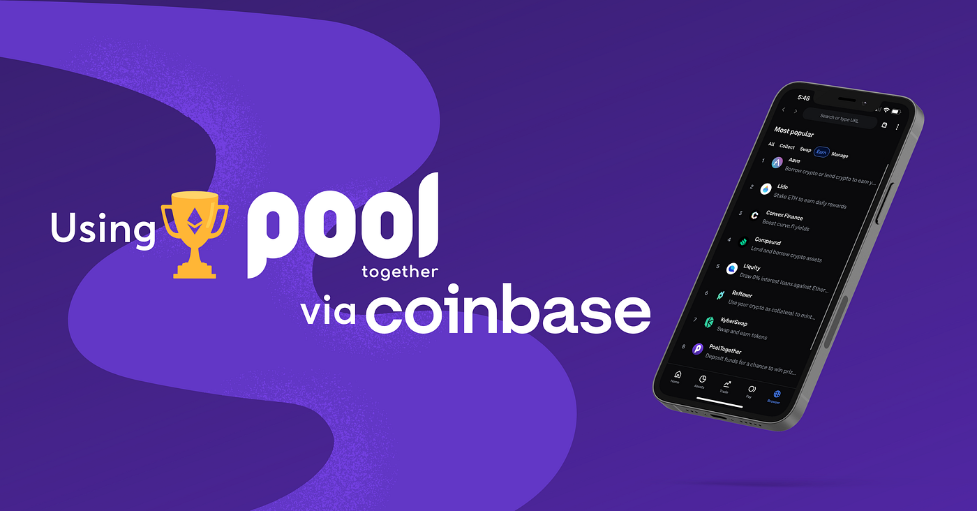 Making PoolTogether accessible to the masses with Coinbase | by Tjark |  PoolTogether | Medium
