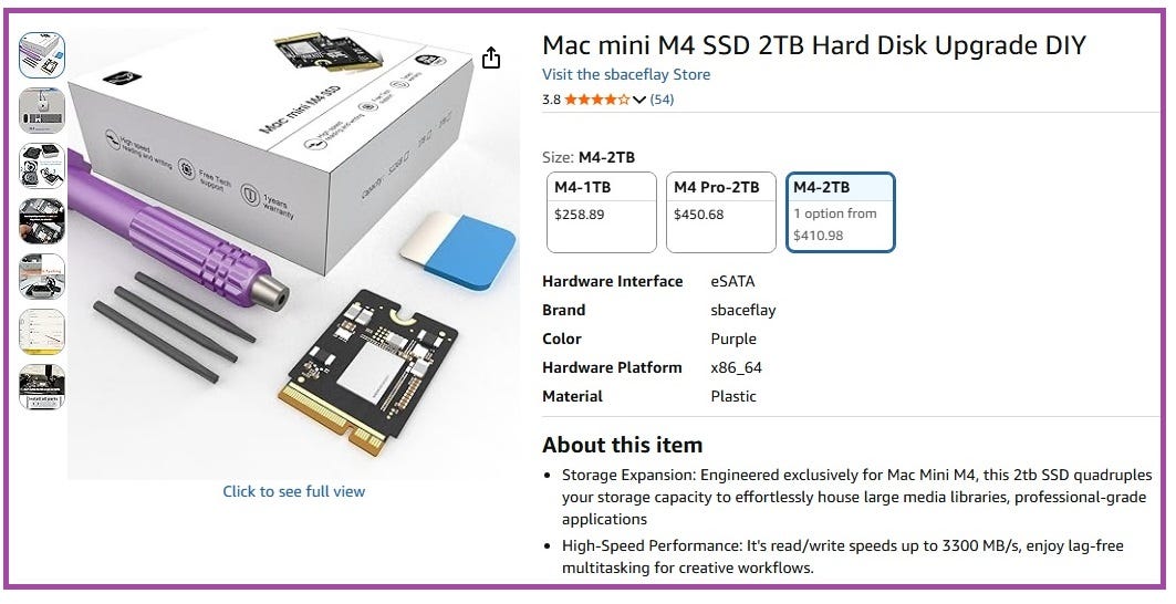 Turning My 256GB Mac Mini M4 Into a 2TB Powerhouse — Without