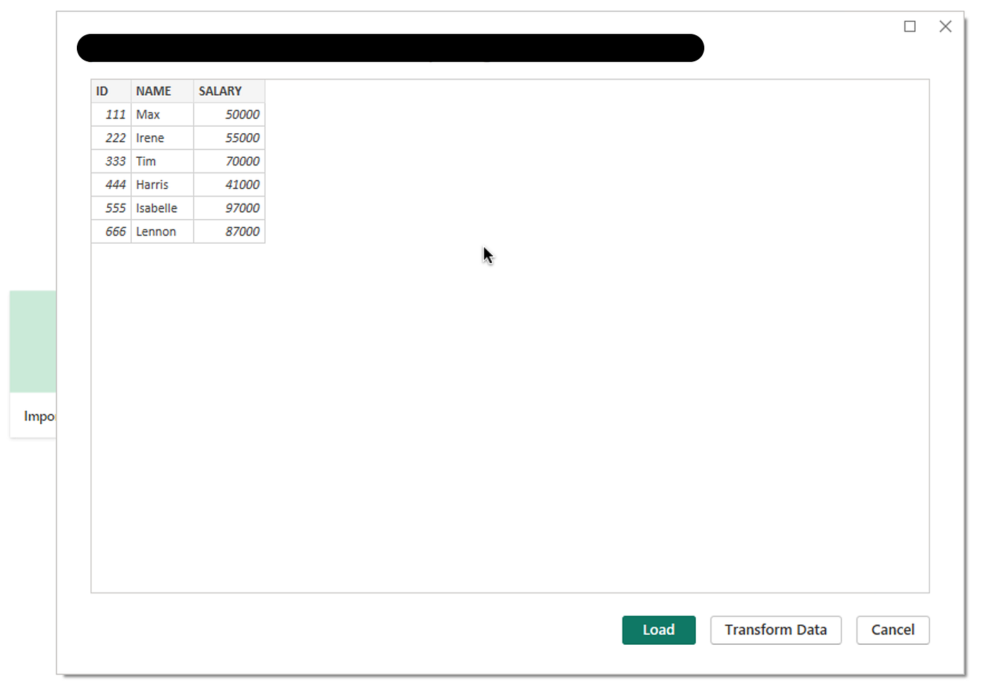 Snowflake data in Power BI