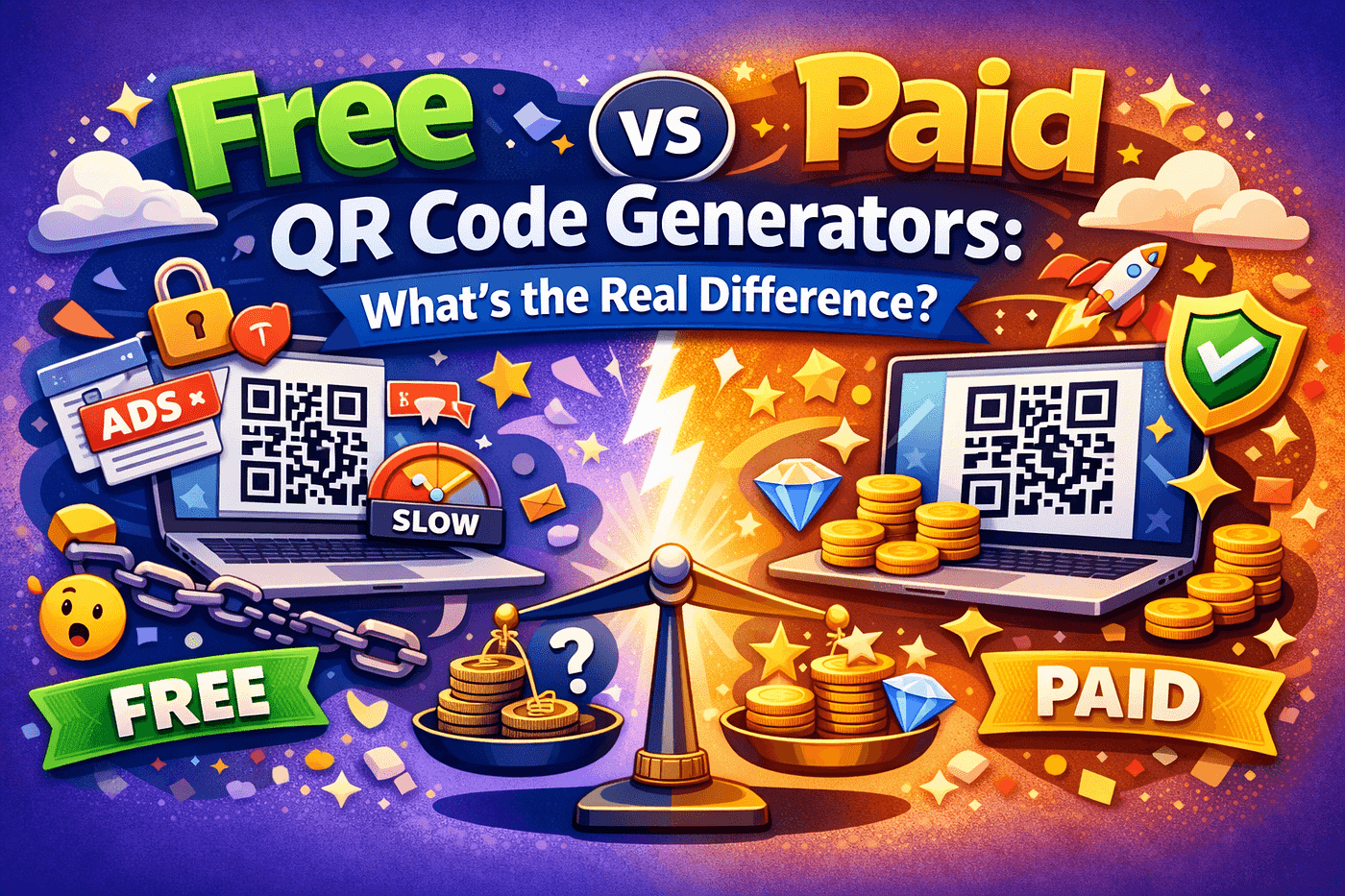 Free vs Paid QR Code Generators: What’s the Real Difference?