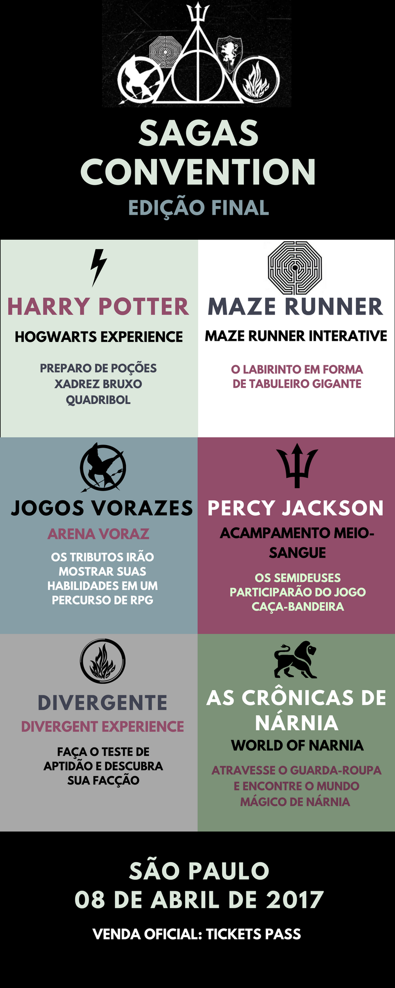 Harry Potter: Conjunto de Xadrez inspirado nas casas de Hogwarts