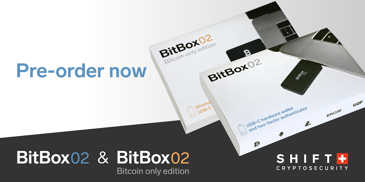 Pre-order our two new Swiss made hardware wallets. The BitBox02 and the BitBox02  Bitcoin only edition. | by Shift Crypto | ShiftCrypto | Medium