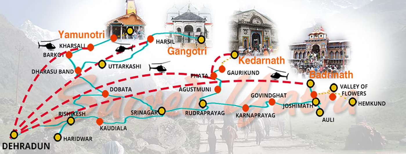 gangotri map