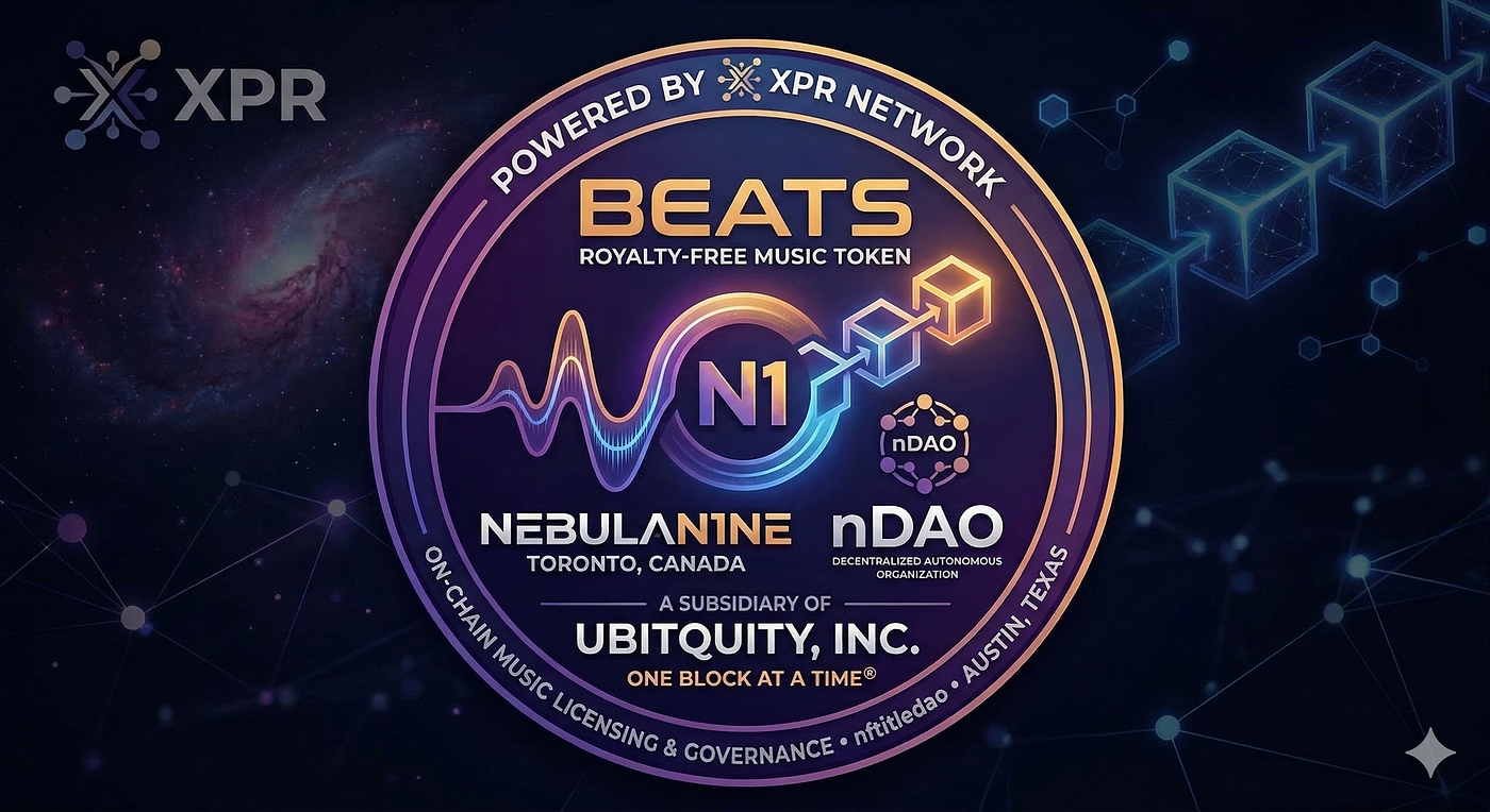 nDAO and NebulaN1ne press release logo