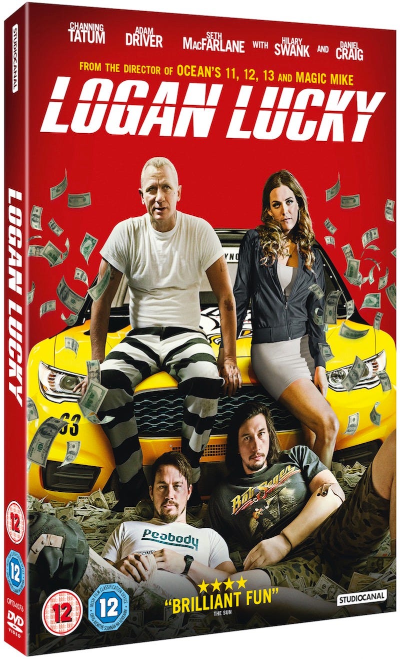 Competition Win LOGAN LUCKY on DVD!, by Dan Owen