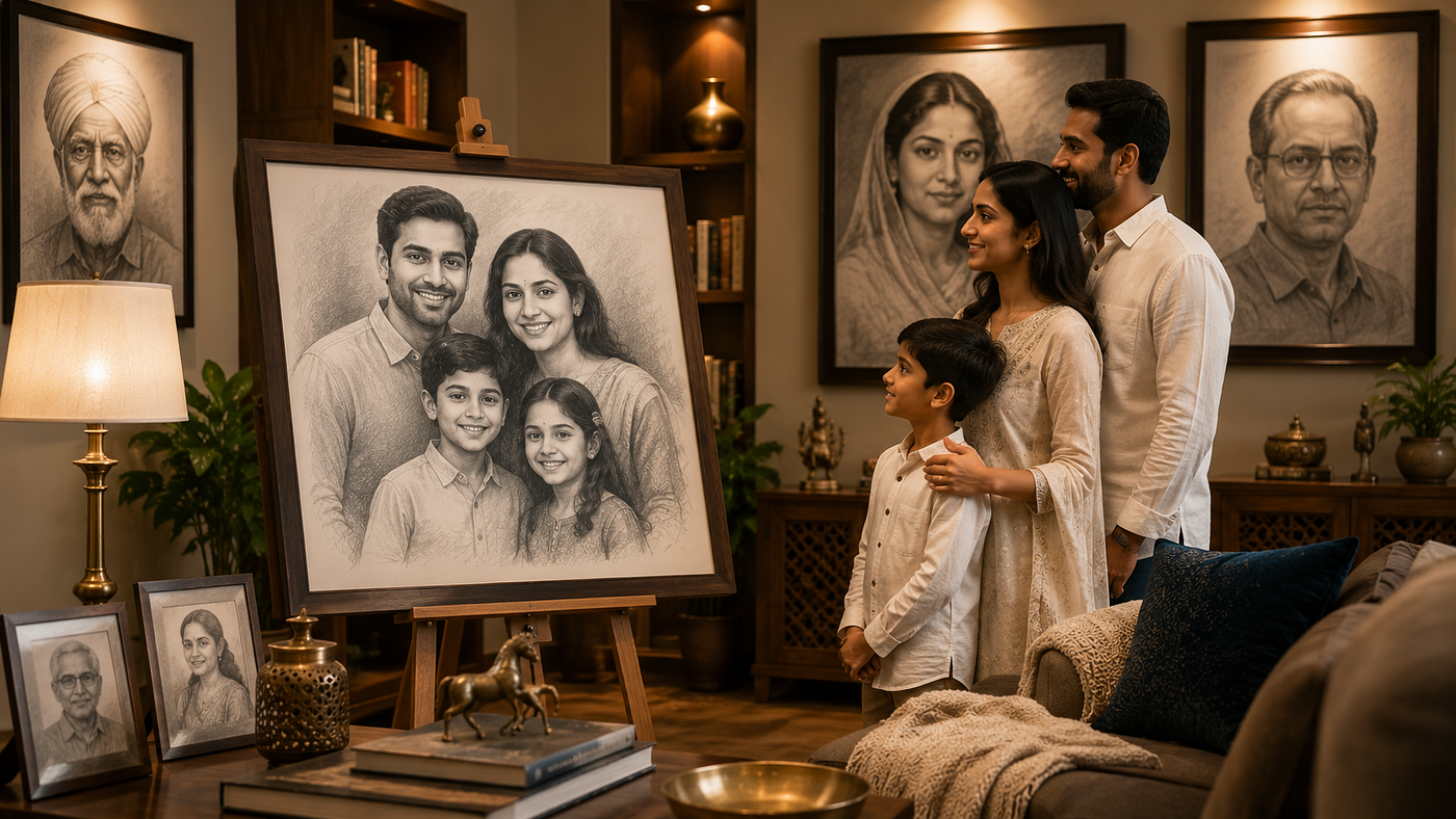 Why Are Custom Portrait Arts Popular Among Indian Art Collectors?