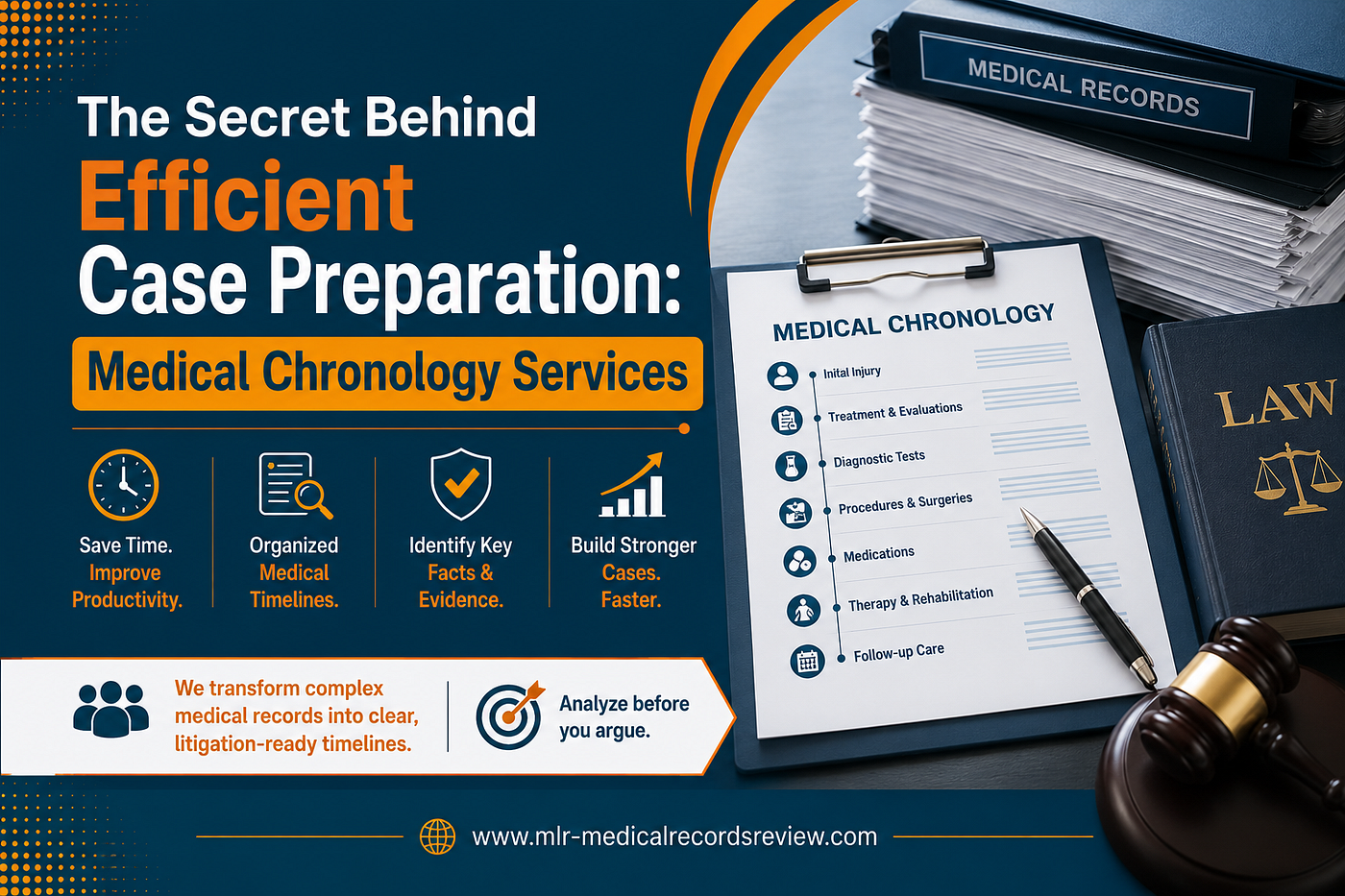 The Secret Behind Efficient Case Preparation: Medical Chronology Services