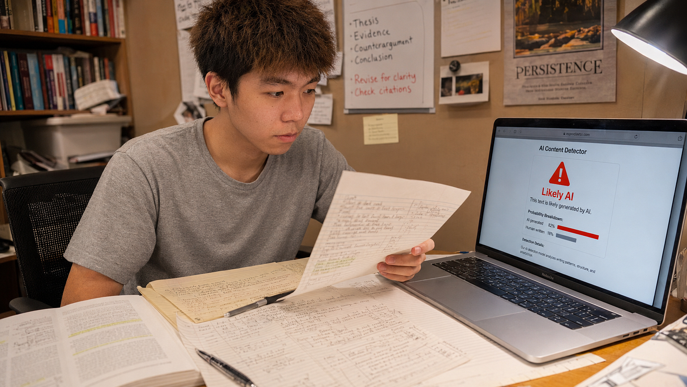 When an AI Detector Calls Human Writing “AI,” Who Has to Prove It Wrong?