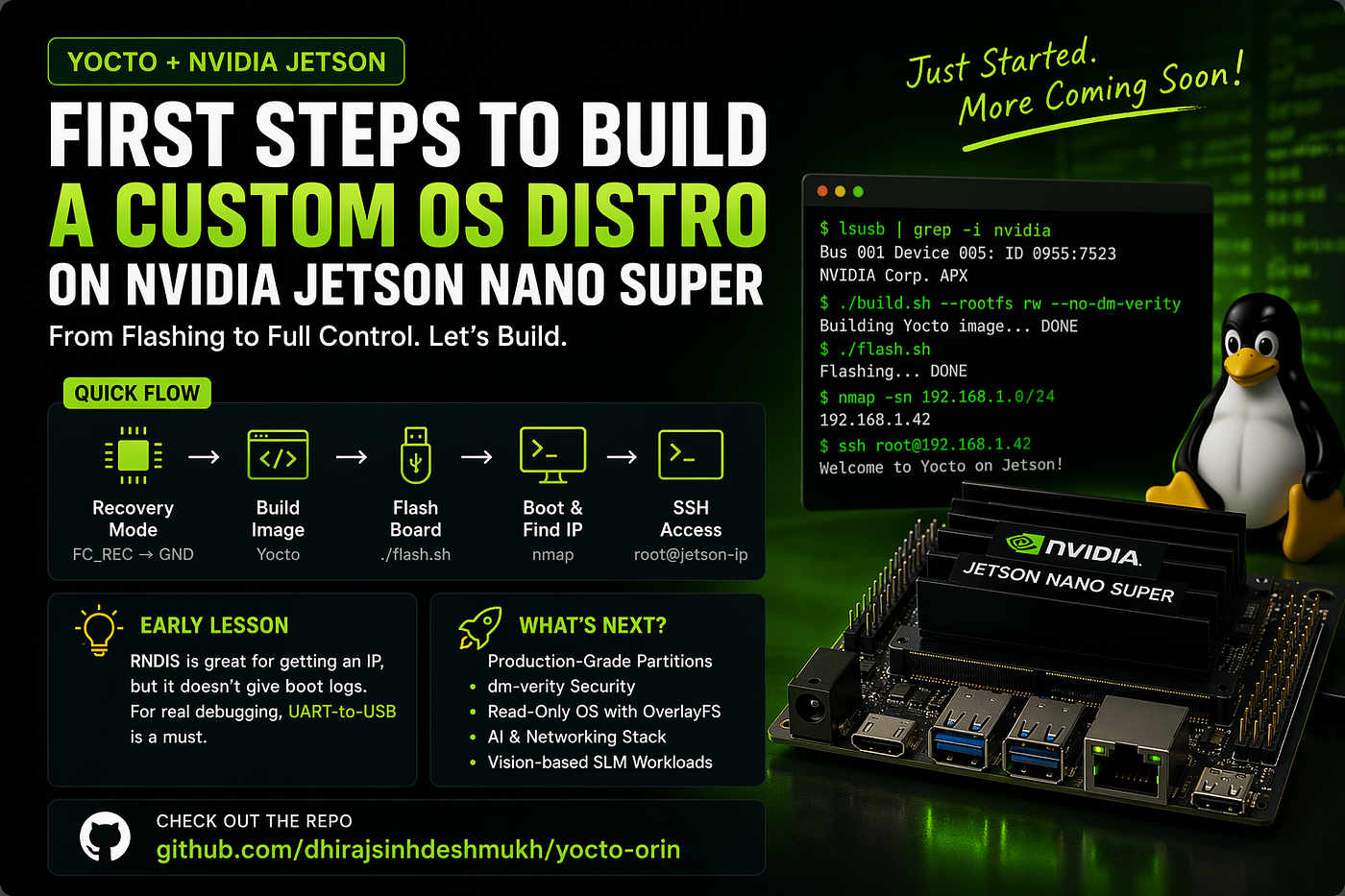 First Steps to Build a Custom OS Distro on NVIDIA Jetson Nano Super