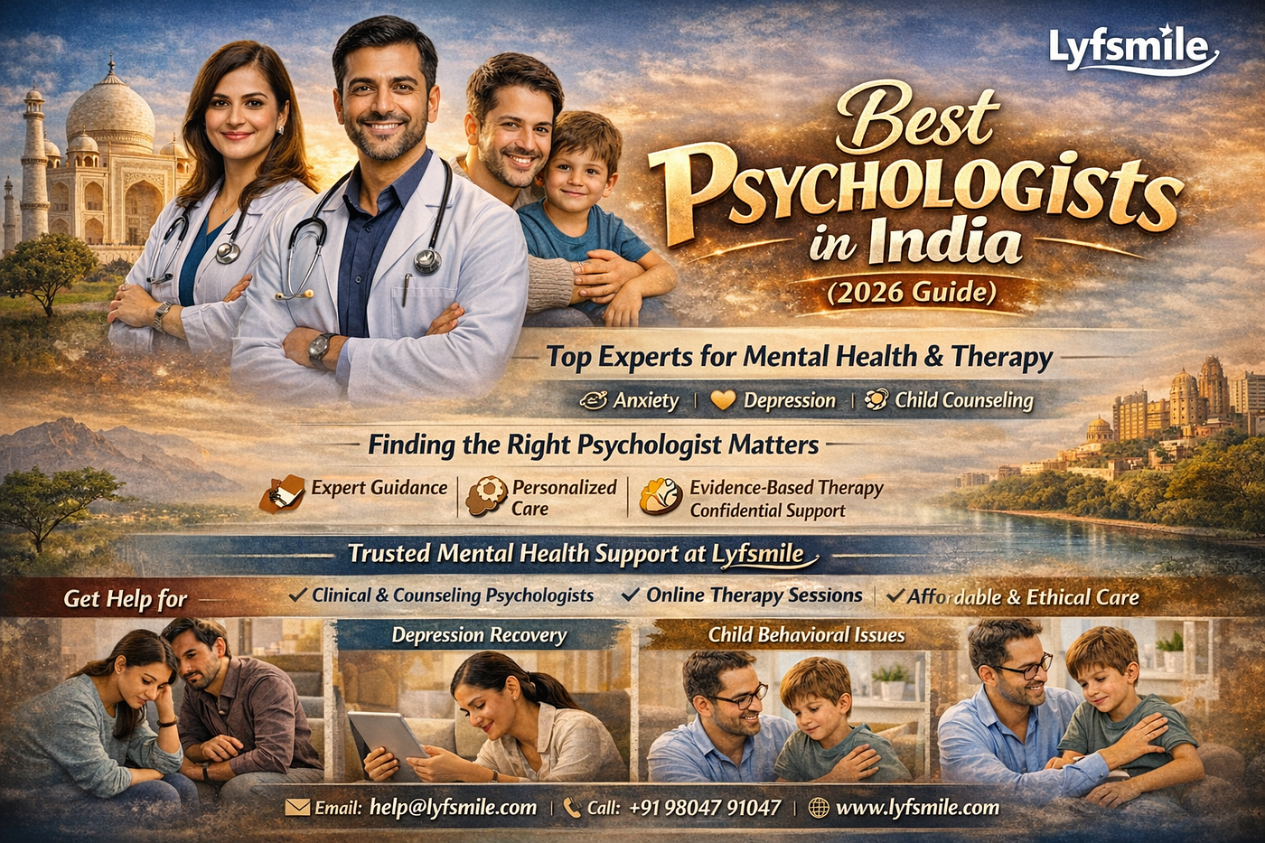 Best Psychologists in India (2026 Guide)