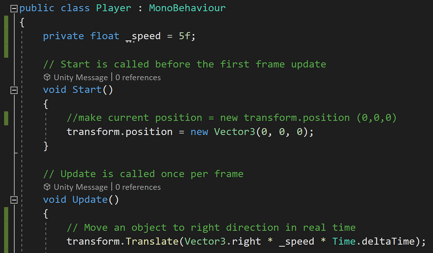Unity 2D Movement with 'transform.Translate' | by Du Young Yoon | Medium
