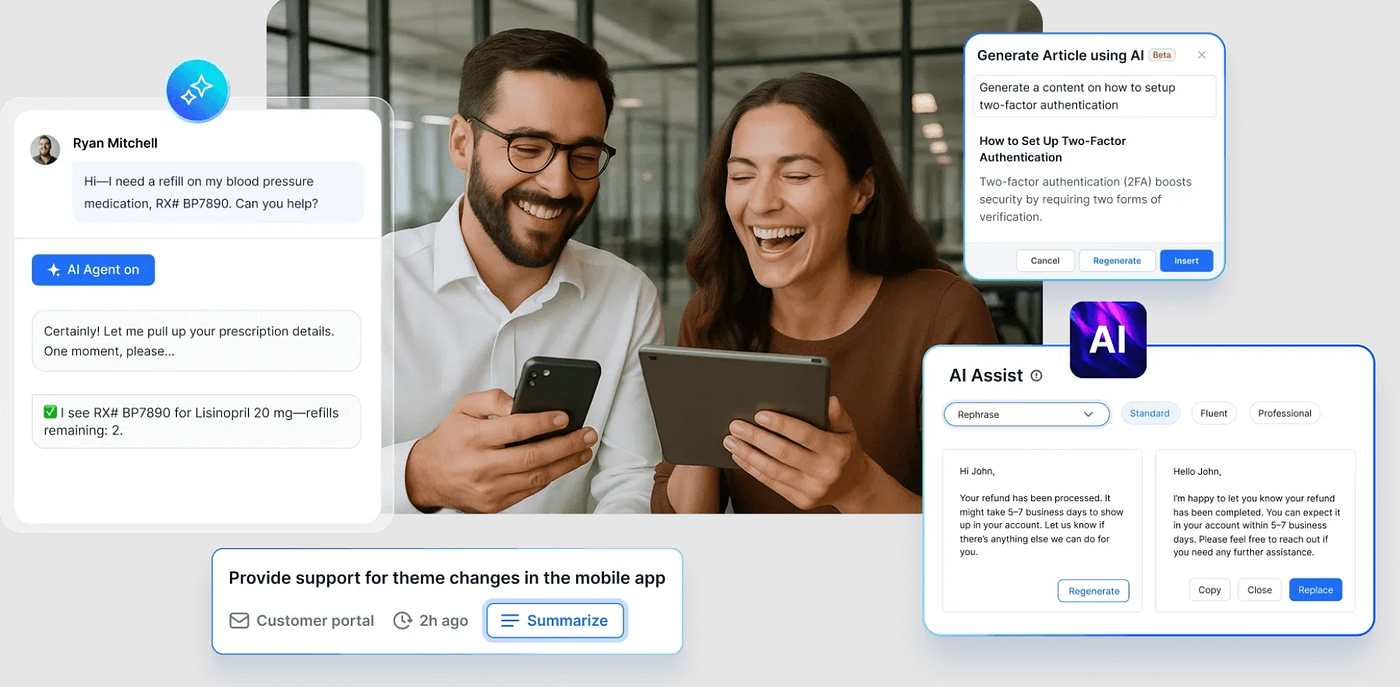 BoldDesk AI powered customer support