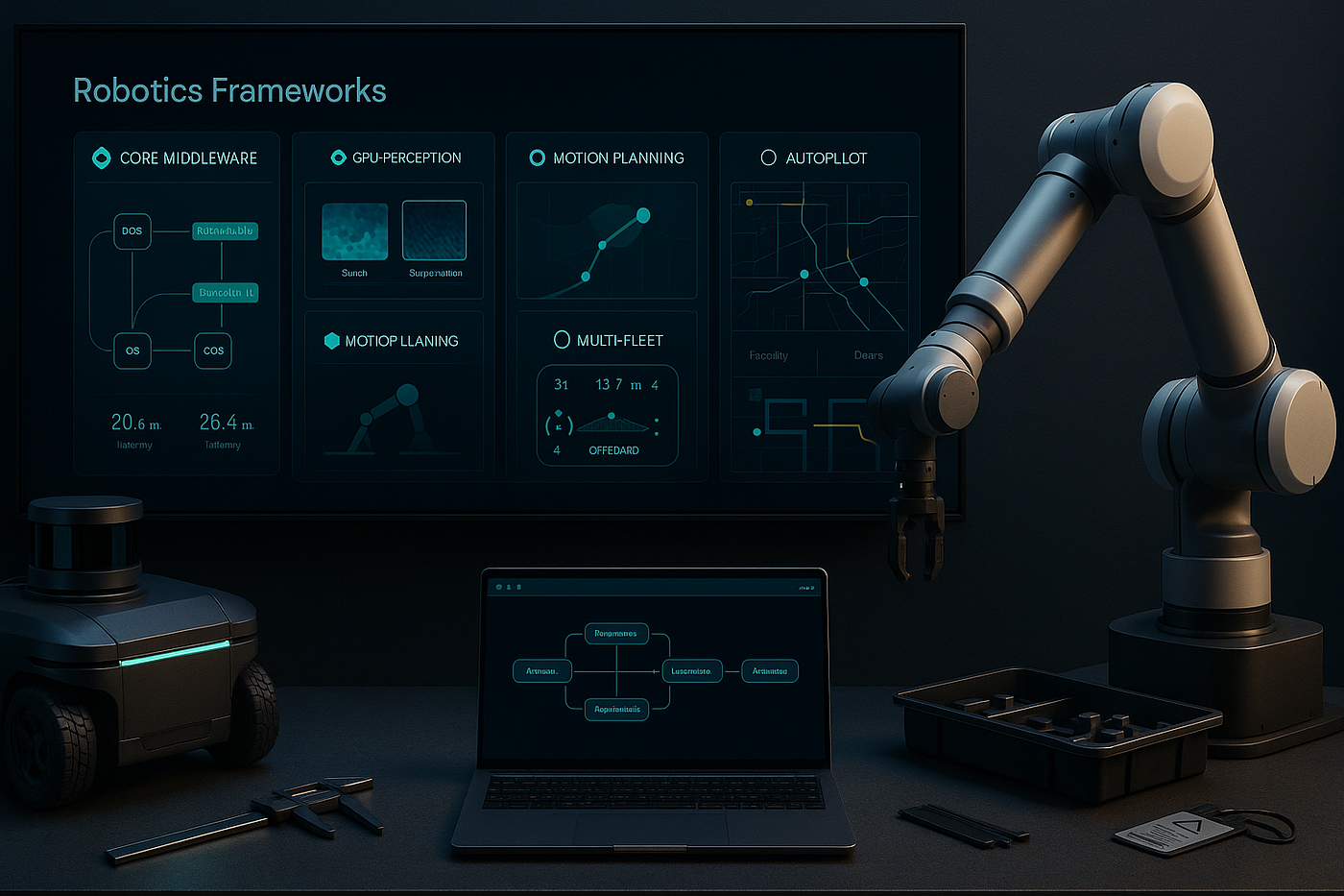 The Five Frameworks Powering Tomorrow’s Robots