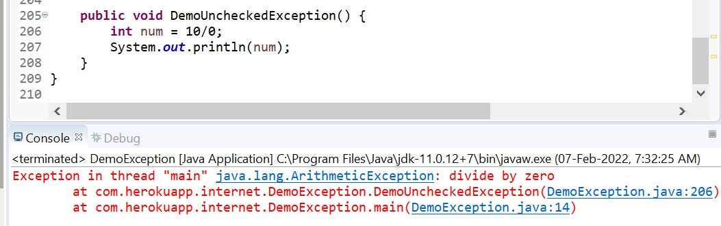 Exception In Java. What is an exception in java?, by Deepti Swain