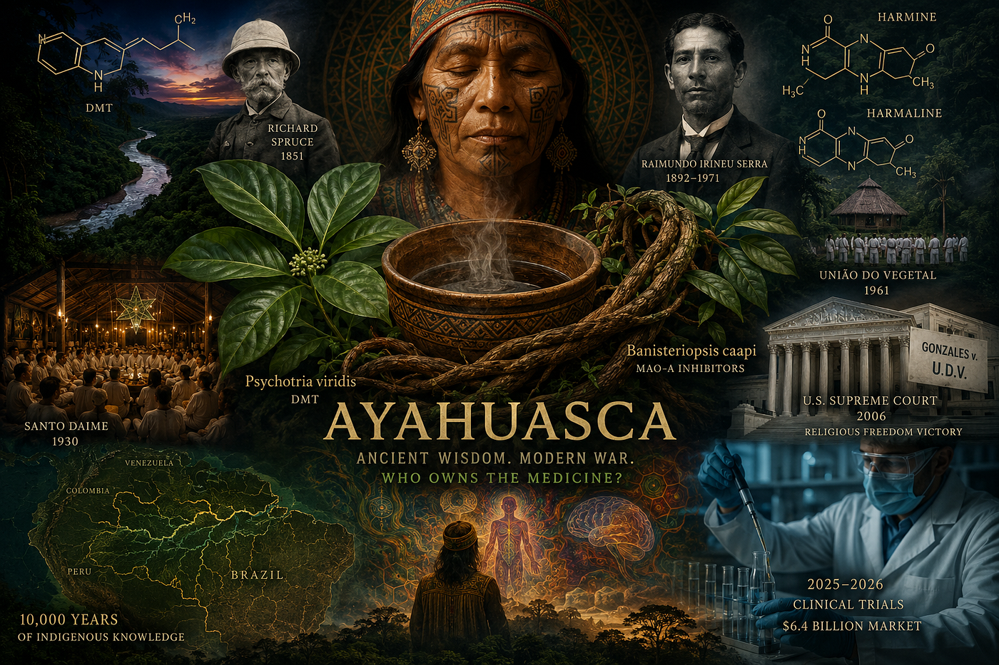 AYAHUASCA: The Amazonian Botanical Technology That Indigenous Healers Developed 10,000 Years Before…