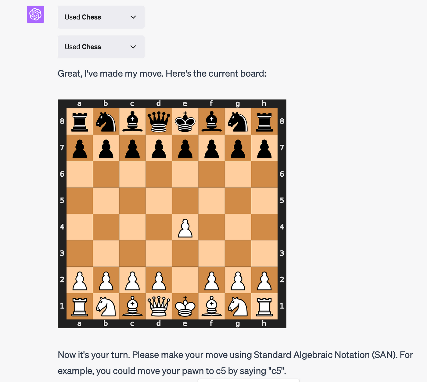 Chess analysis with ChatGPT - A gimmick or a tool? 