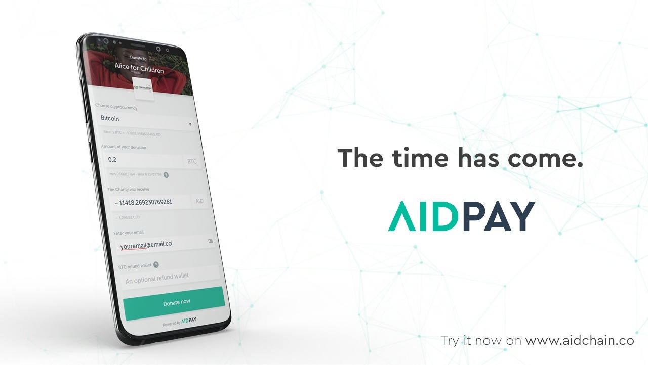 AIDPay is Live!🎉🎉🎉 Start Fundraising Top Cryptocurrencies on your  Website Today | by AidCoin | AIDCOIN | Medium