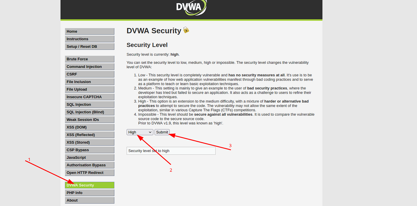Solved Task 2: DVWA Stored XSS on Medium Security Reset the