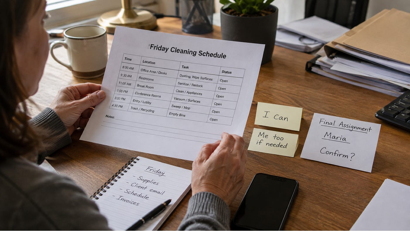 Two Cleaners Said “I Can Take It.” Who Actually Owns the Shift?