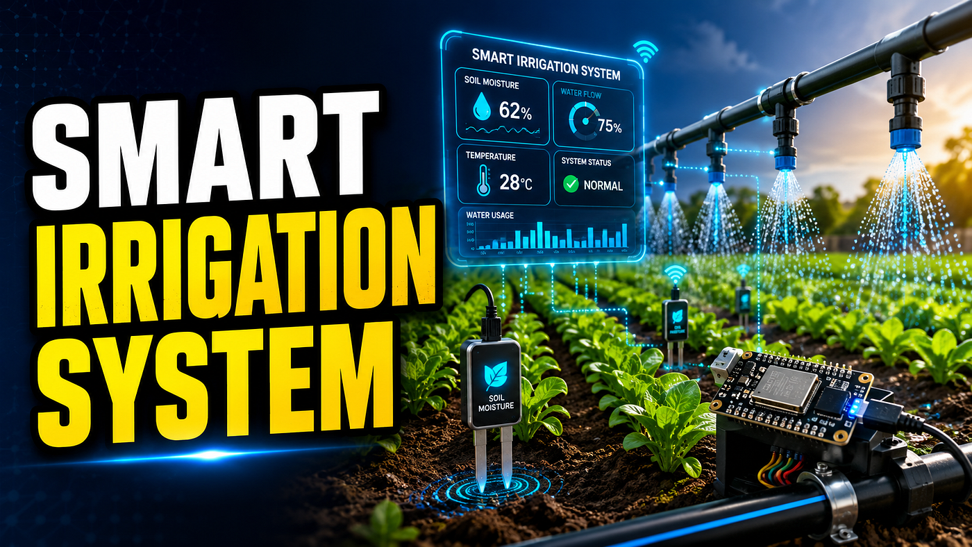 Smart Irrigation System Using IoT & ESP32: Complete Final-Year Project Guide