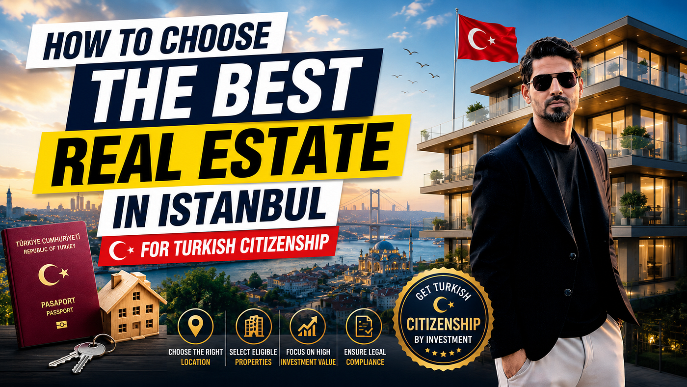 How to Choose the Best Real Estate in Istanbul for Turkish Citizenship