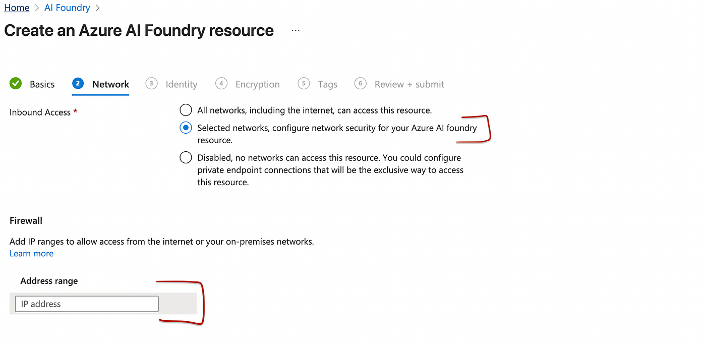 Azure AI Foundry — Service Creation Error