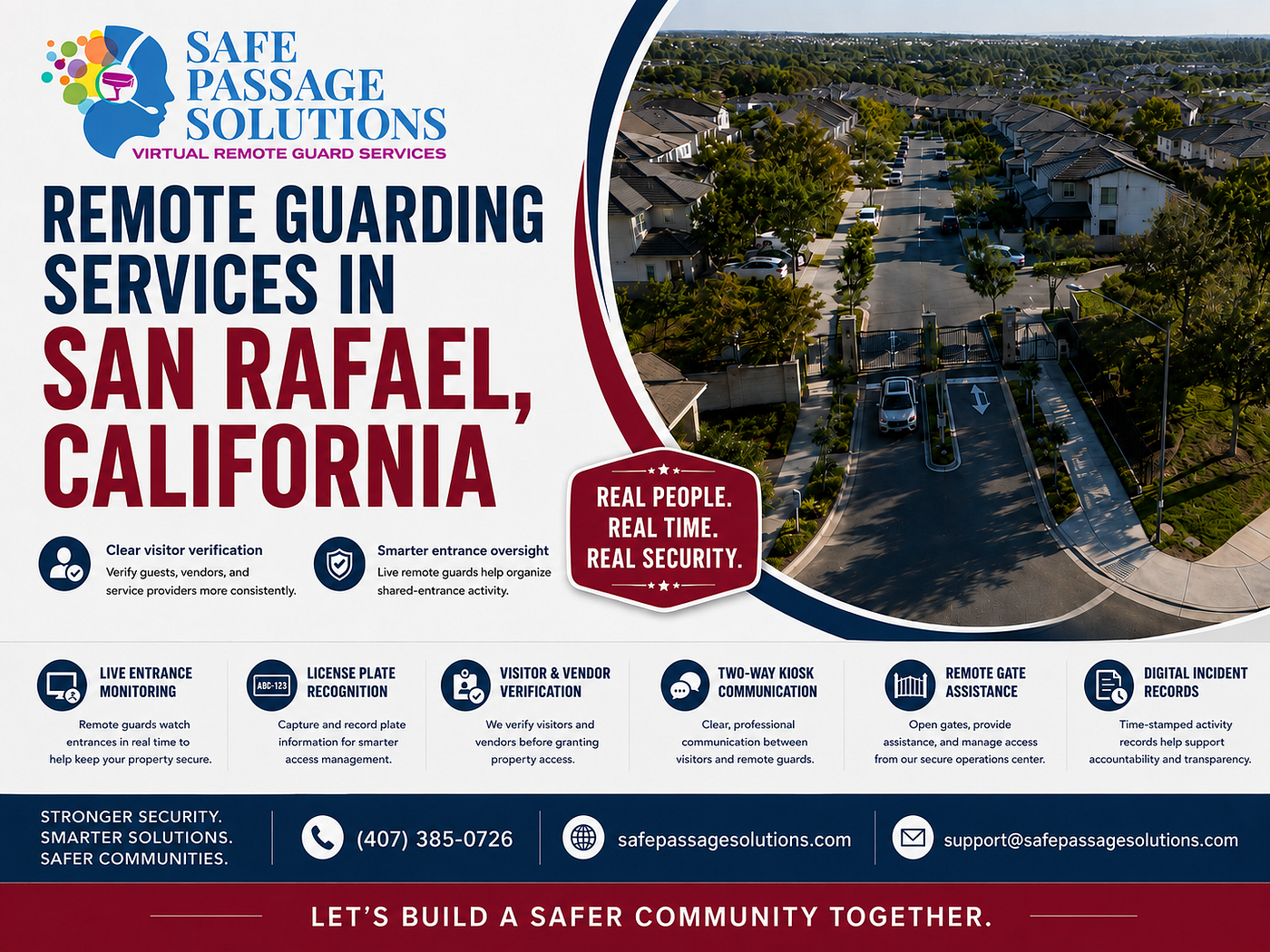 Remote Guarding Services in San Rafael, California | Organized Access for Active Properties