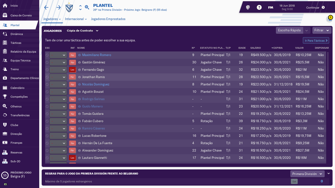 As melhores táticas que você deve usar no Football Manager 21