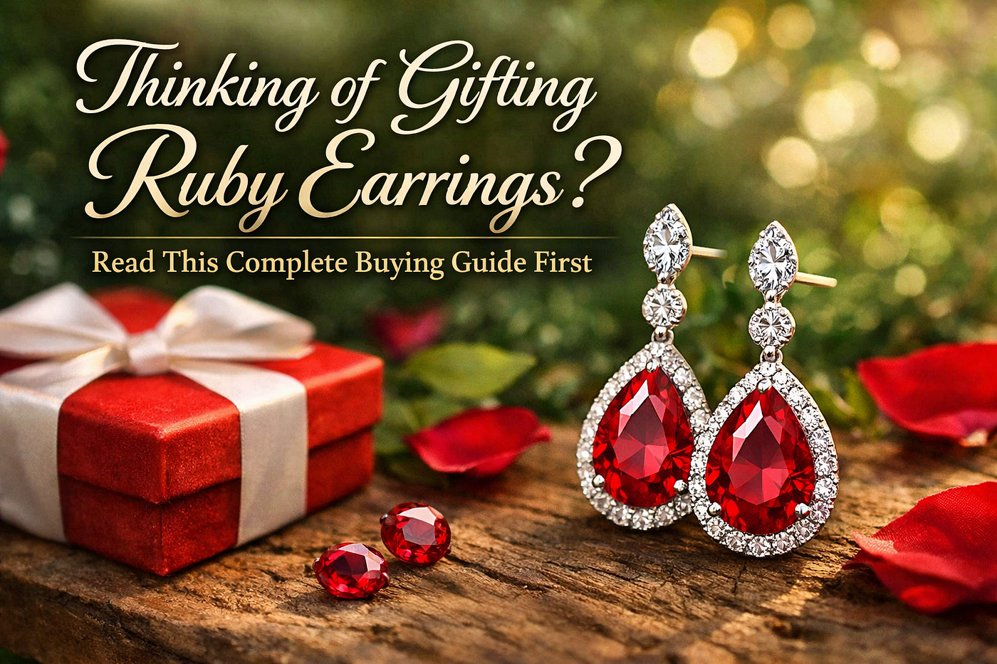 Thinking of Gifting Ruby Earrings? Read This Complete Buying Guide First