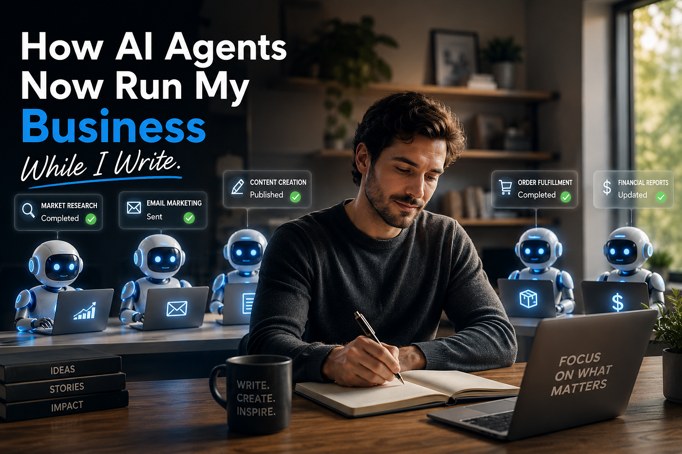 How AI Agents Run My Business While I Write