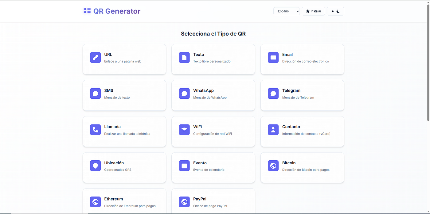 Construí un generador de QR que funciona sin internet (y sin servidores)